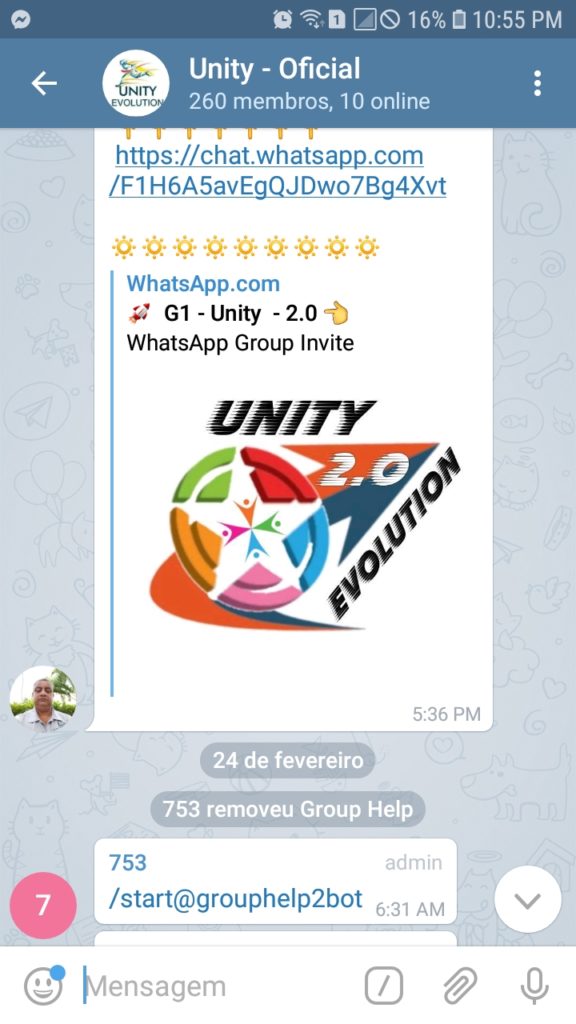 GRANDE LANÇAMENTO UNITY EVOLUTION 2.0