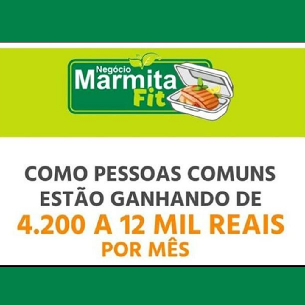Negócio marmita fitness