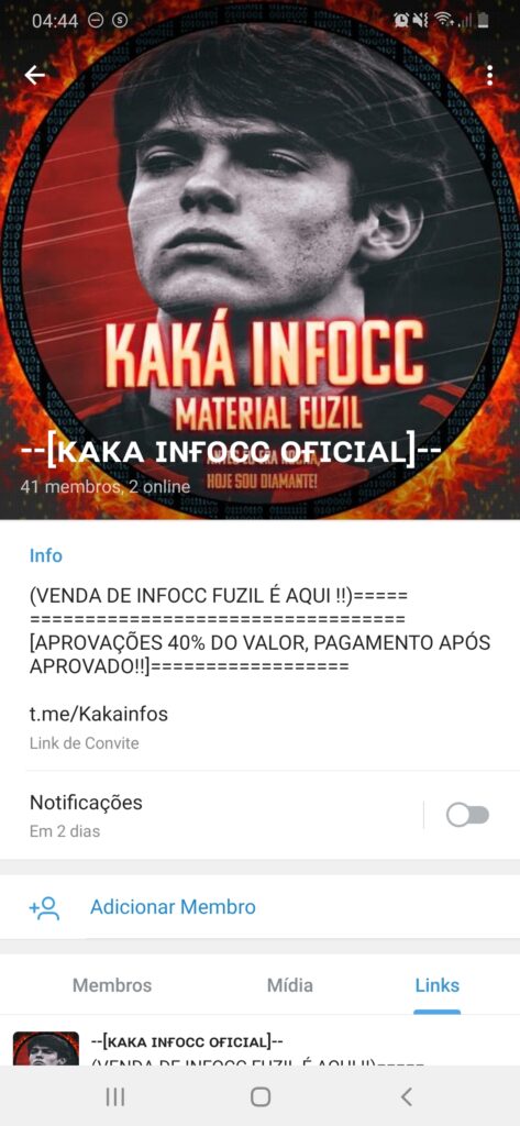 Kaká infocc oficial