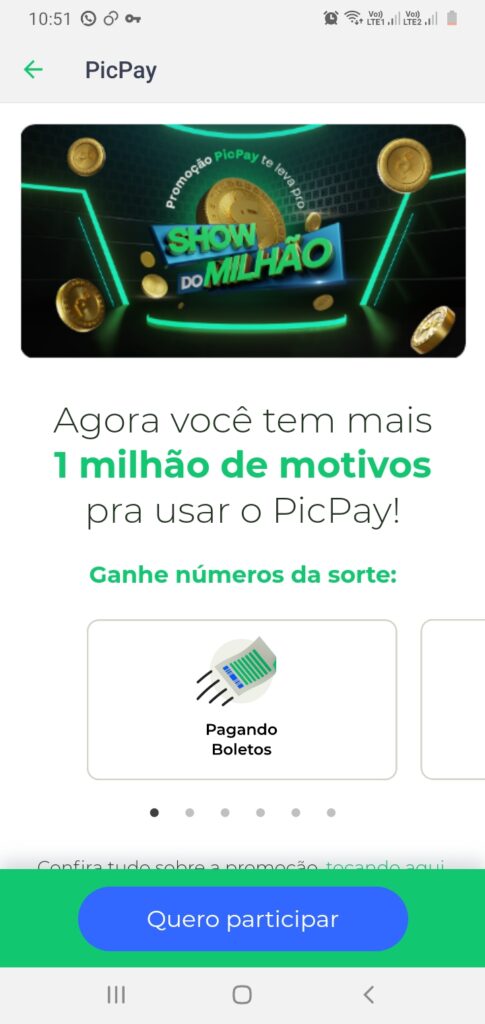 Picpay serviços…